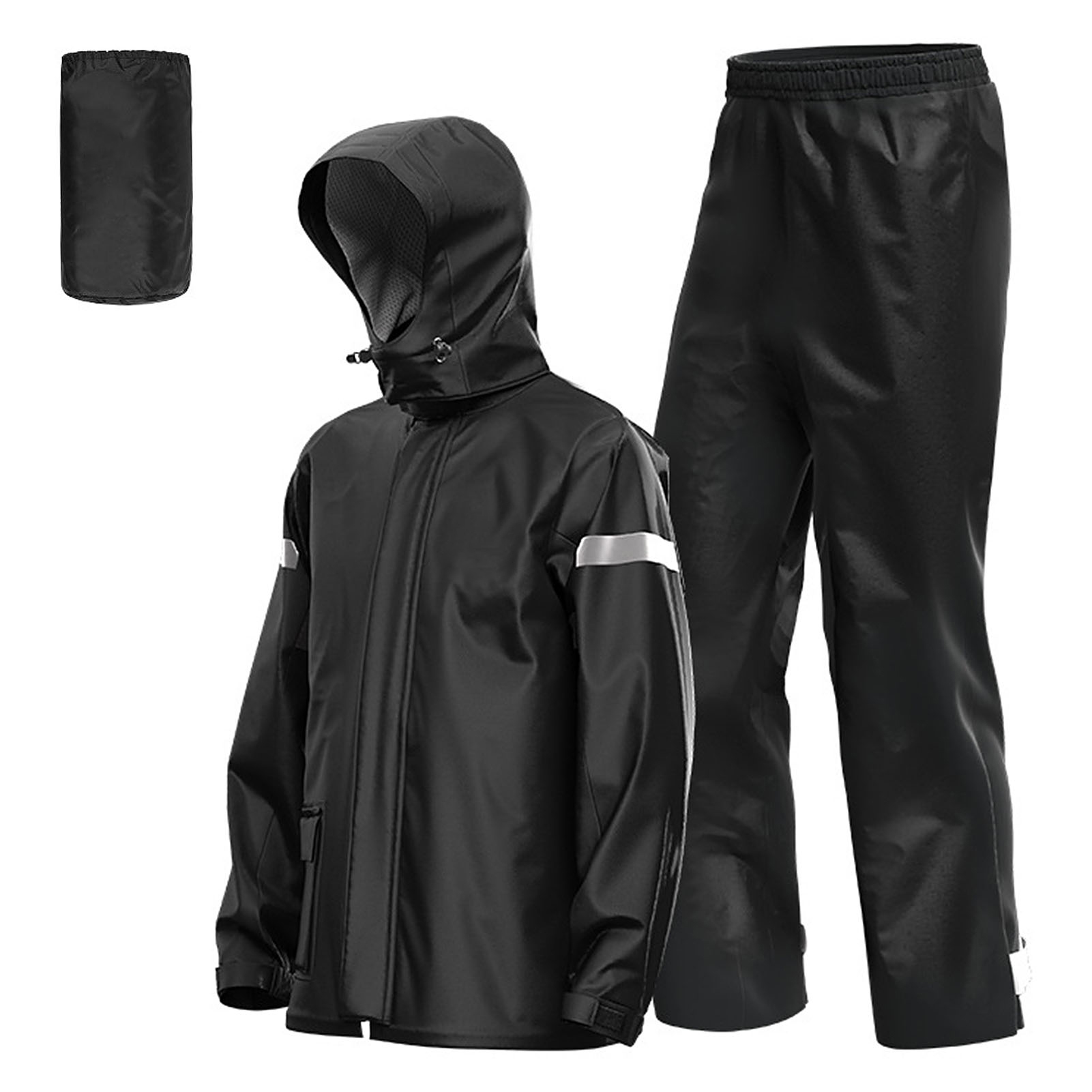 Cycling Gear Lycra - Męski kombinezon przeciwdeszczowy motocyklowy, odblaskowy, wodoodporny,