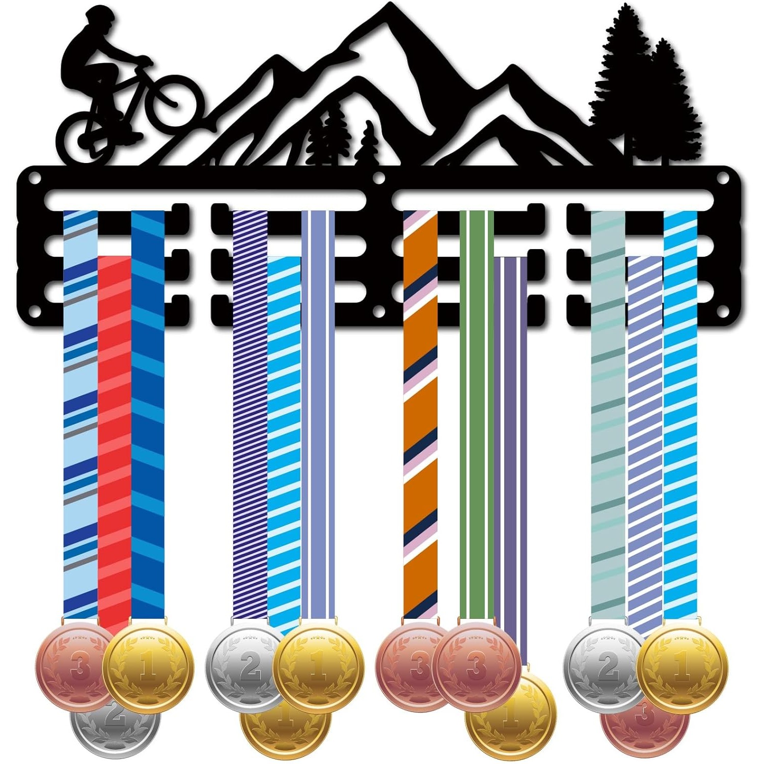 Cycling Gear Wall Storage - Stojak na medale rowerowe, ścienny uchwyt