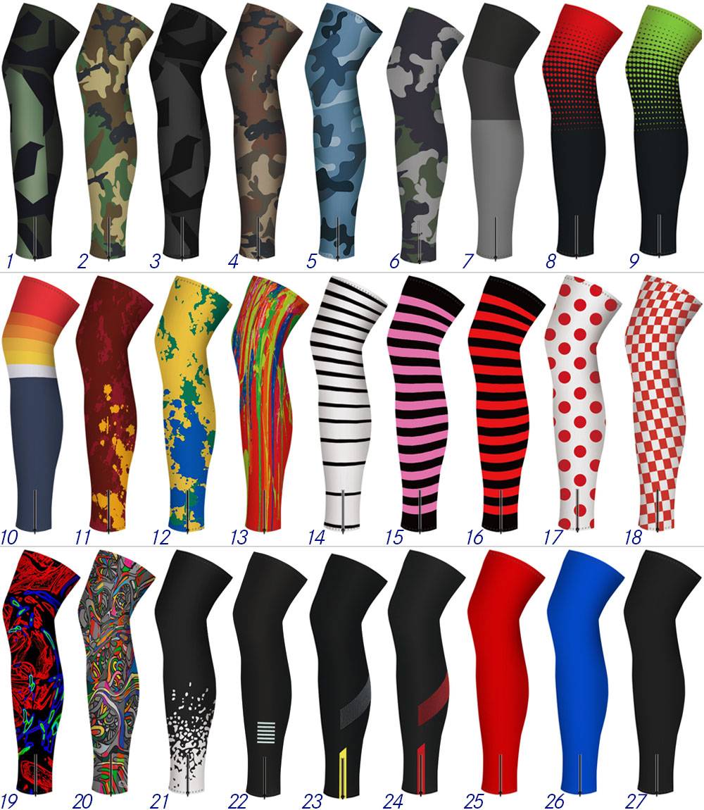 Cycling Gear Lycra - Termiczne polarowe ocieplacze na nogi, podkladka