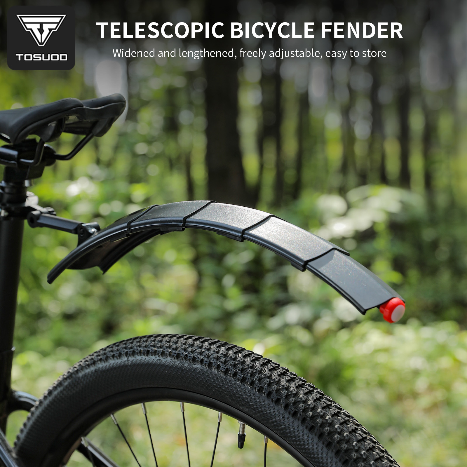 Bike Fender Set - Zestaw regulowanych błotników rowerowych TOSUOD, szersze