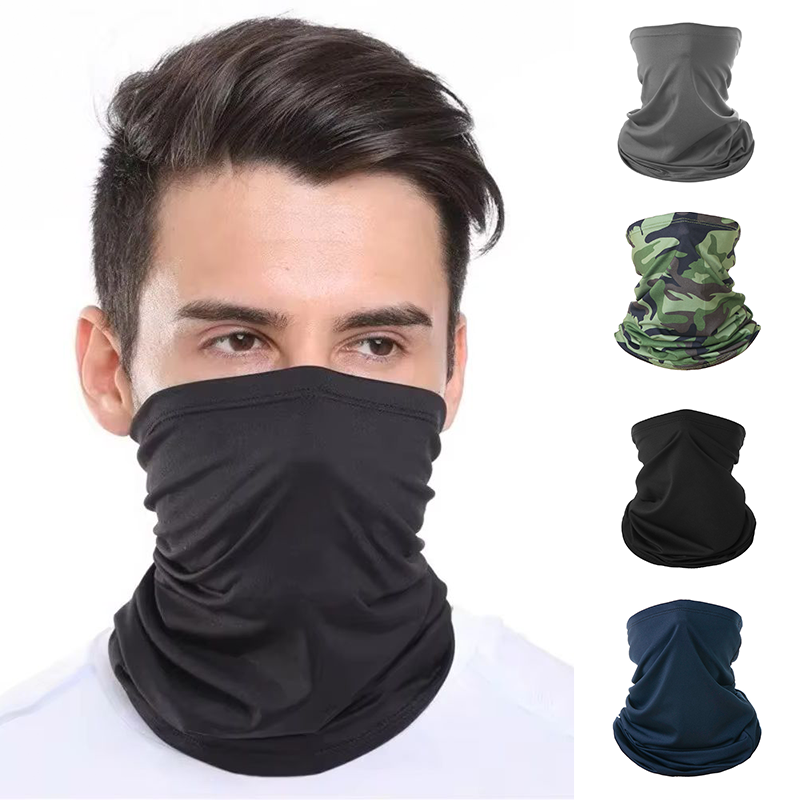 Cycling Buff Neck Warmer - Męska bandana outdoorowa bezszwowa kominiarka buff