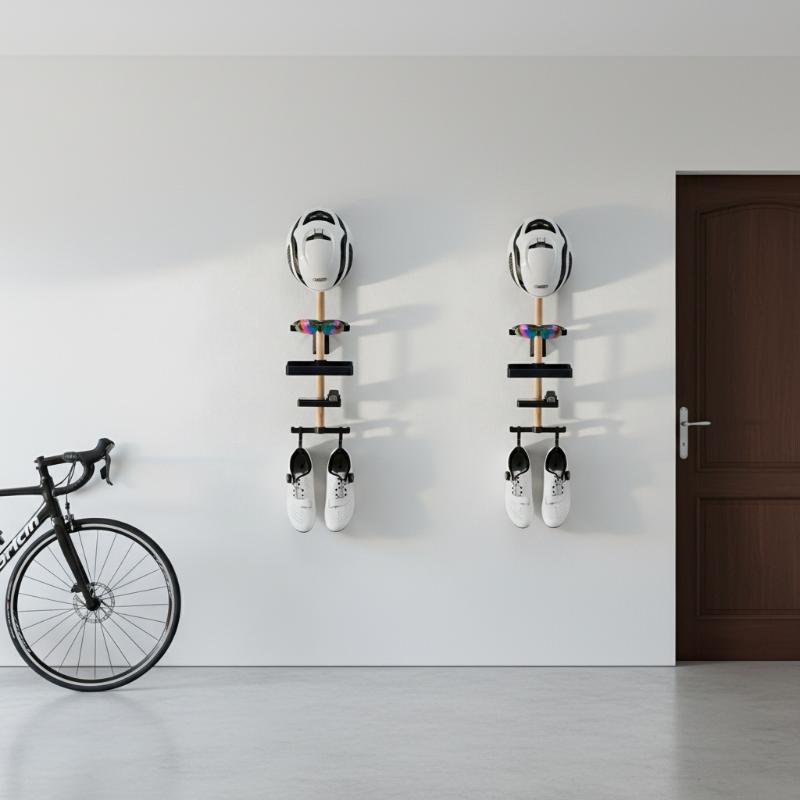 Cycling Gear Wall Storage - Uchwyt na biurko do roweru, organizer,