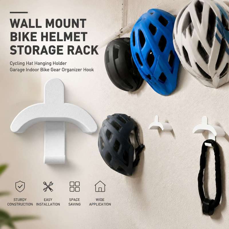 Cycling Gear Wall Storage - Uchwyt ścienny na kask rowerowy, wieszak