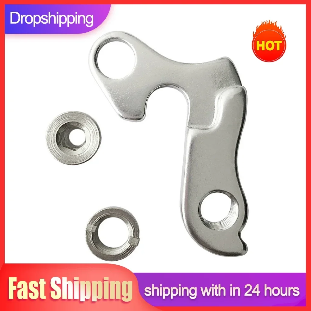 Cycling Gear Stand - Metalowy przerzutnik, solidne mocowanie haka, srebrny
