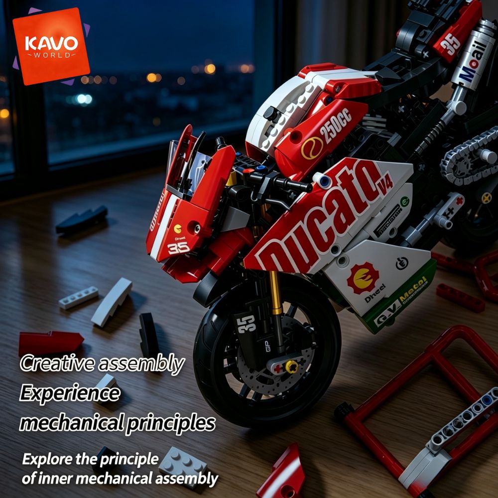 Cycling Gear Stand - KAVOWORLD 883 Elementy 1:10 Zestaw do