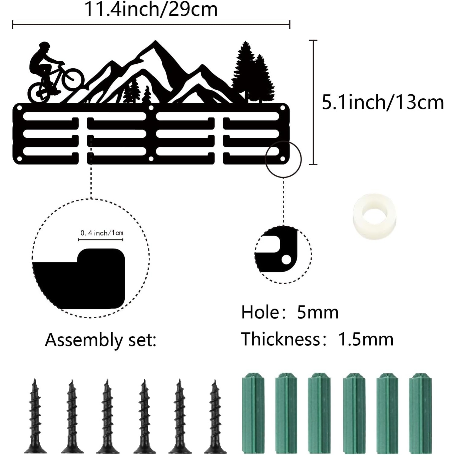 Stojak na medale rowerowe, ści – Cycling Gear Wall Storage recenzja i cena