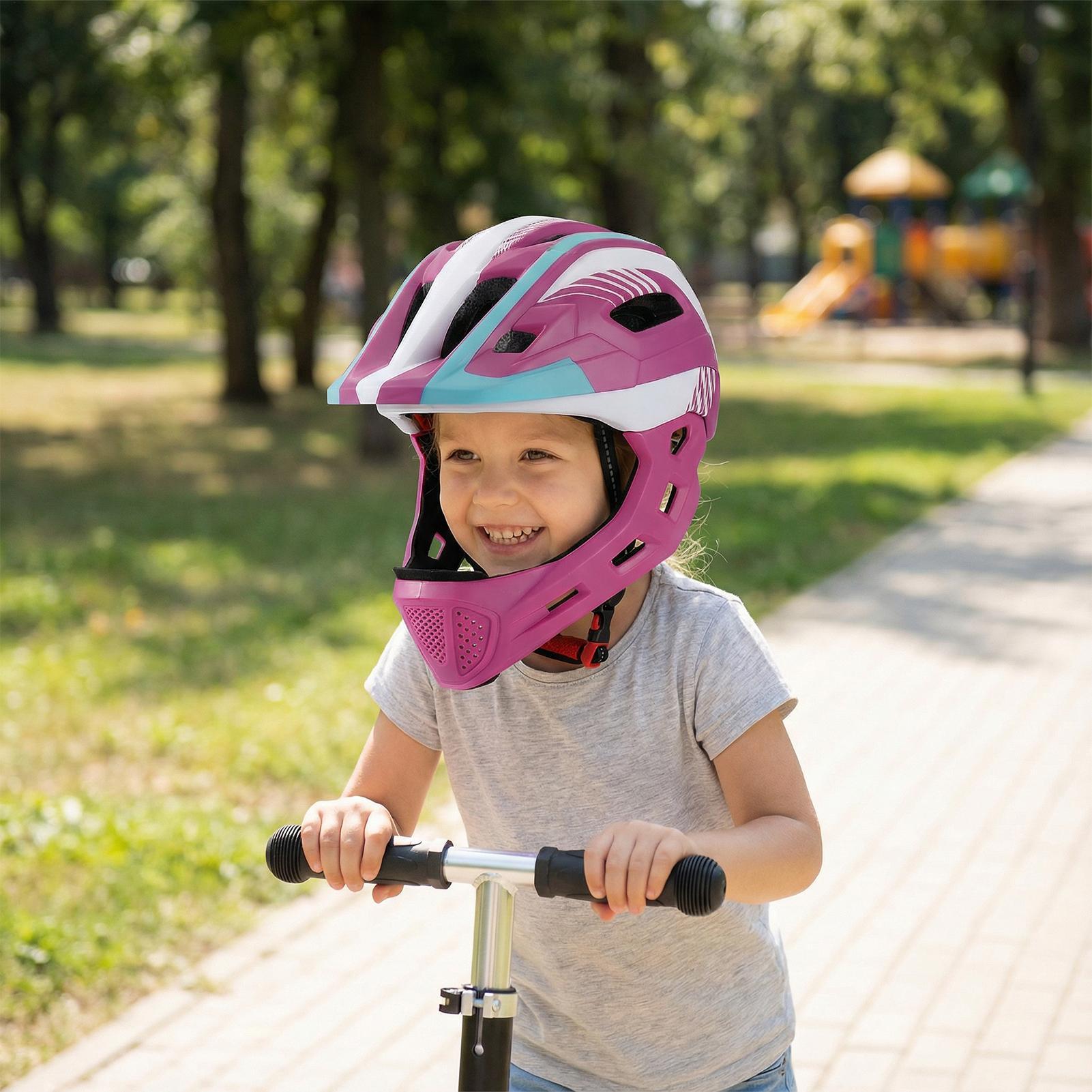 Kask pełnotwarzowy młodzieżowy – Cycling Gear For Beginners recenzja i cena