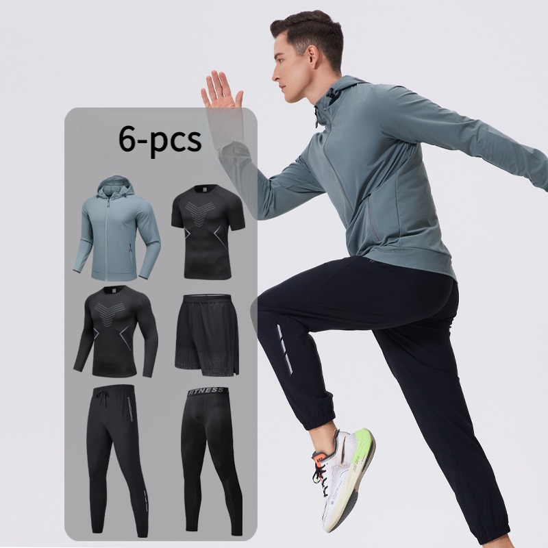 Męski 6-częściowy zestaw sport – Cycling Gear Man recenzja i cena