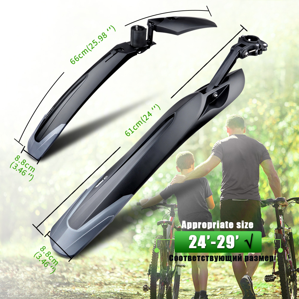 Błotnik rowerowy MTB RBRL z sz – Bike Fender Set recenzja i cena
