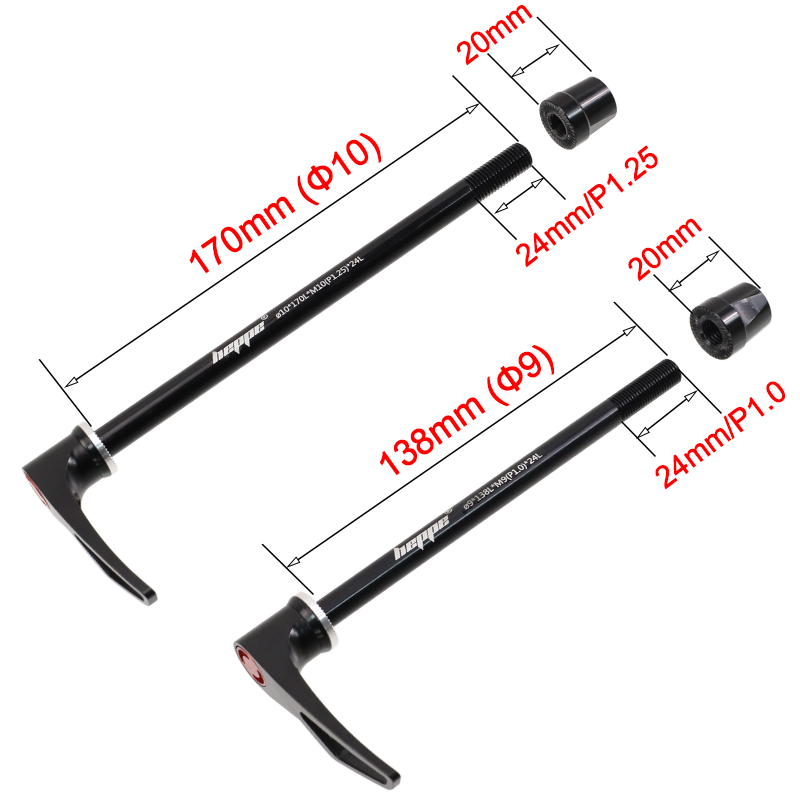HEPPE Bike Thru Axle 9x100 10x – Quick Release Skewer recenzja i cena