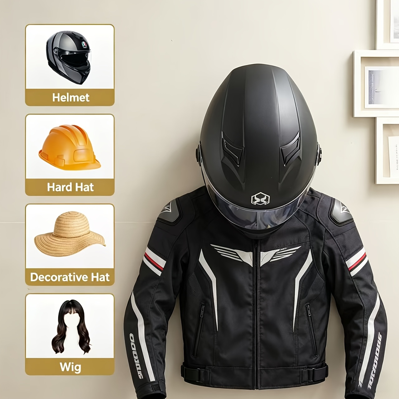 Uchwyt na kask motocyklowy z l – Cycling Gear Wall Storage recenzja i cena