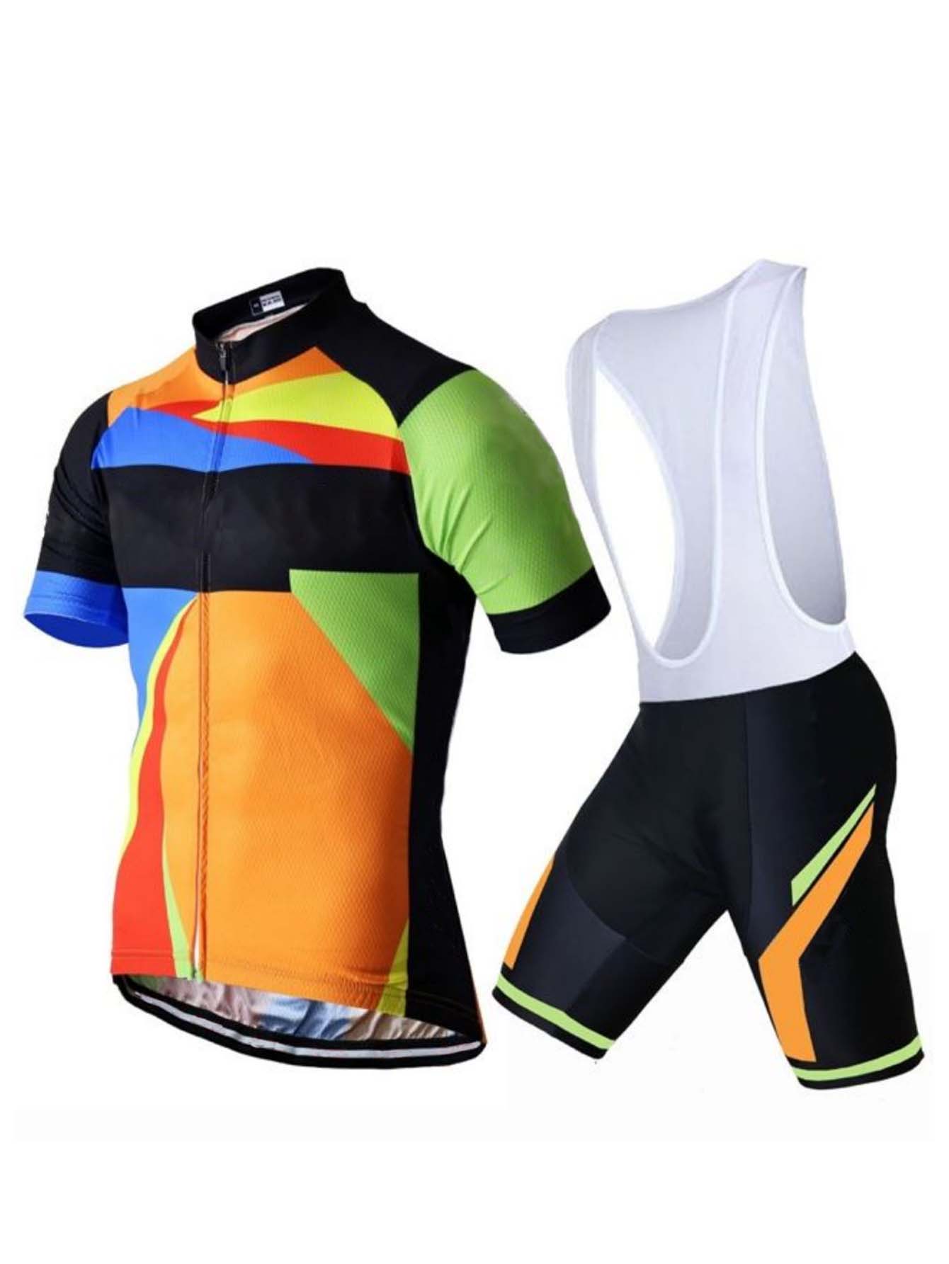 Męski zestaw kolarski: koszulk – Cycling Gear Lycra recenzja i cena
