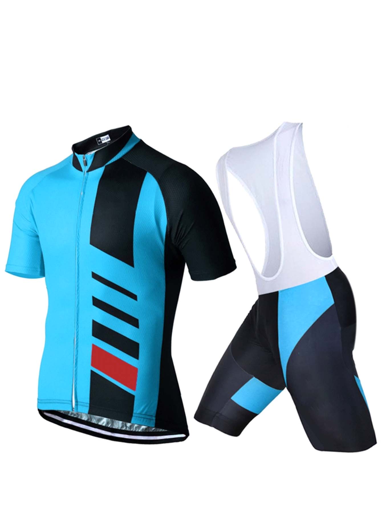 Męski zestaw kolarski: koszulk – Cycling Gear Lycra recenzja i cena