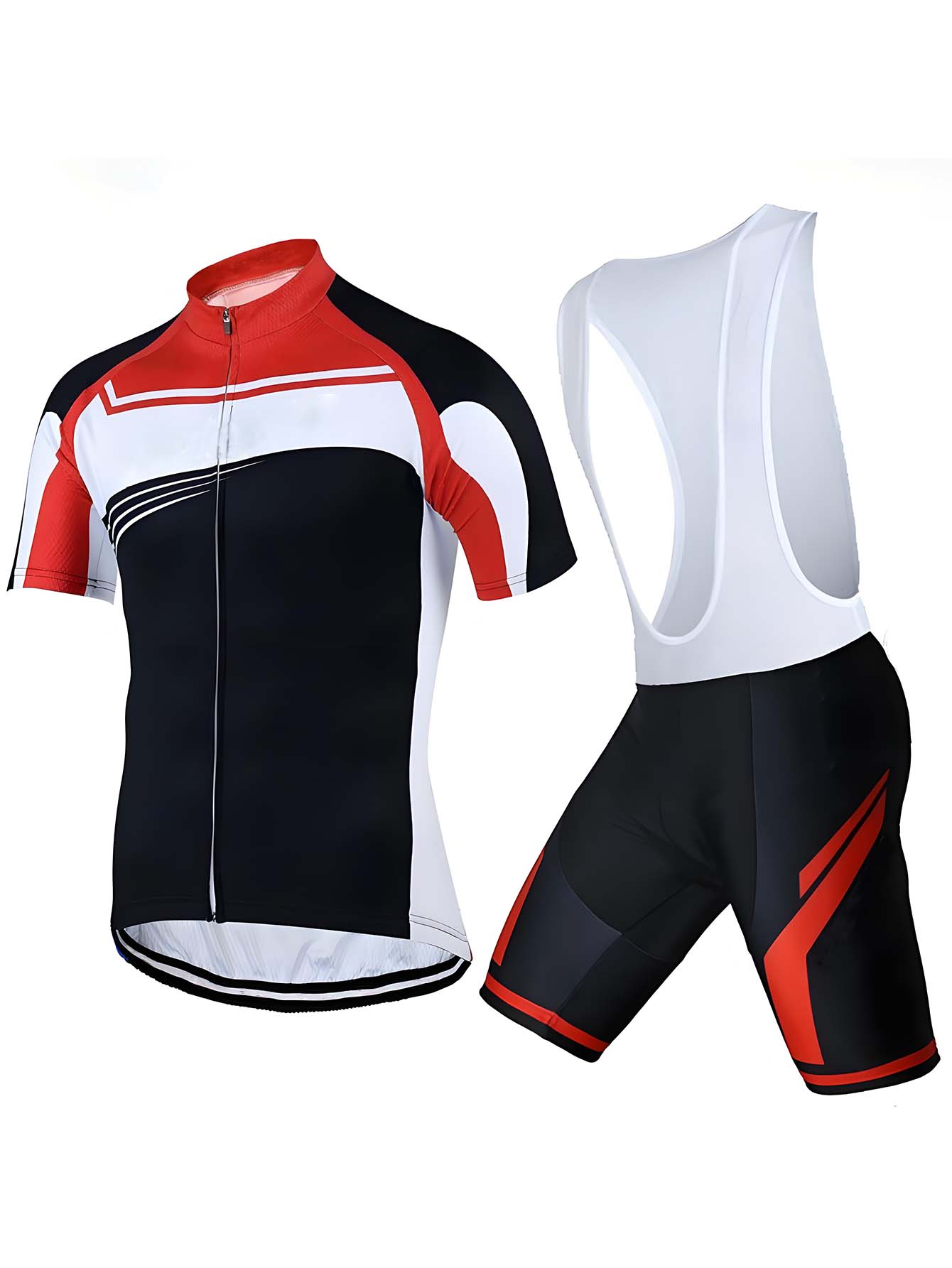 Męski zestaw kolarski: koszulk – Cycling Gear Lycra recenzja i cena