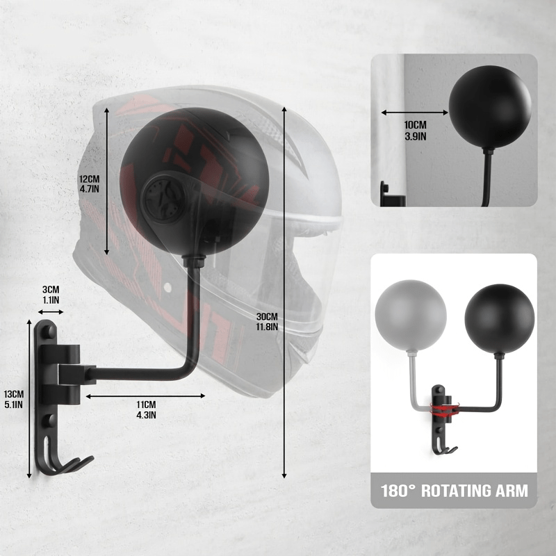 180 °   Obrotowy uchwyt ścienn – Cycling Gear Wall Storage recenzja i cena