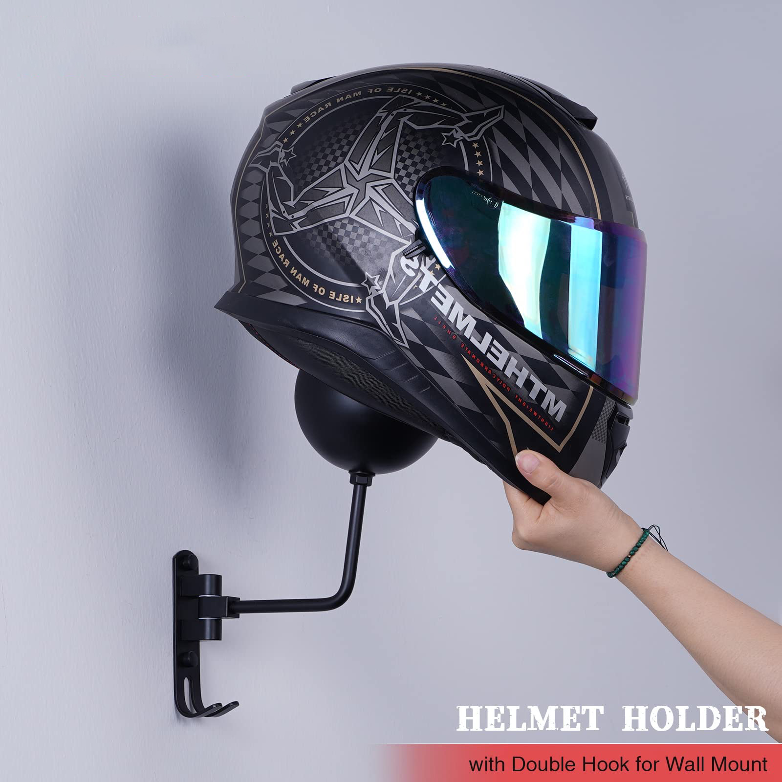 Uchwyt ścienny na kask motocyk – Cycling Gear Wall Storage recenzja i cena